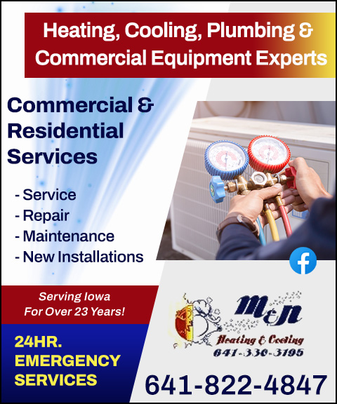 M & N HEATING & COOLING, CERRO GORDO COUNTY, IA