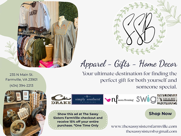 thesassysistersboutique3 THE SASSY SISTERS-FARMVILLE, PRINCE EDWARD COUNTY, VA