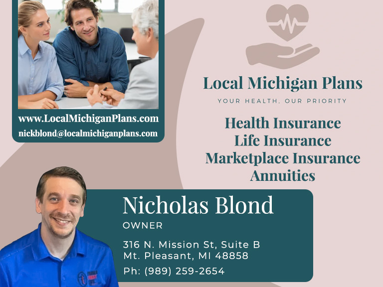 BLOND INSURANCE AGENCY, ISABELLA COUNTY, MI