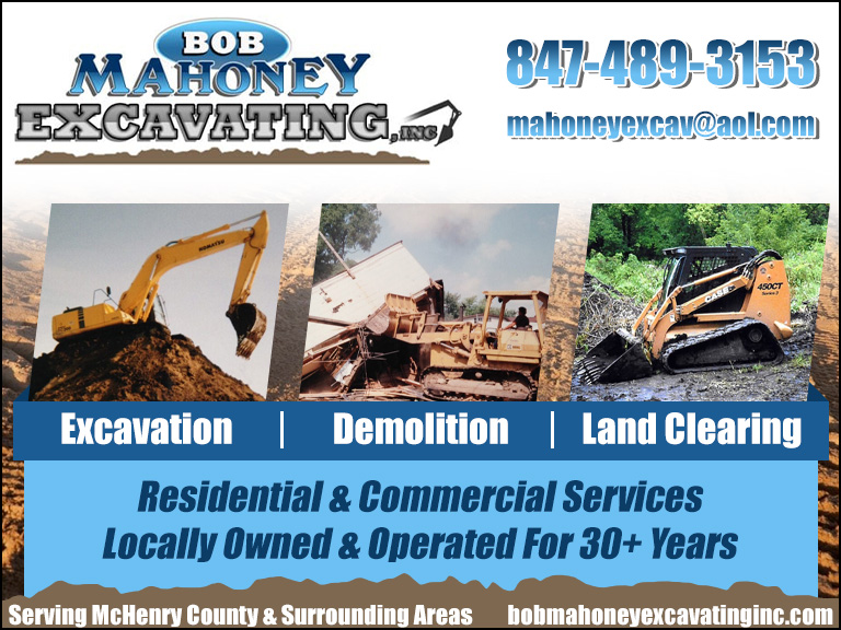 BOB MAHONEY EXCAVATING, MCHENRY COUNTY, IL