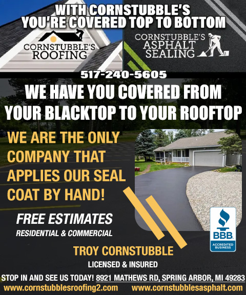 CORNSTUBBLE’S ASPHALT & ROOFING, JACKSON COUNTY, MI