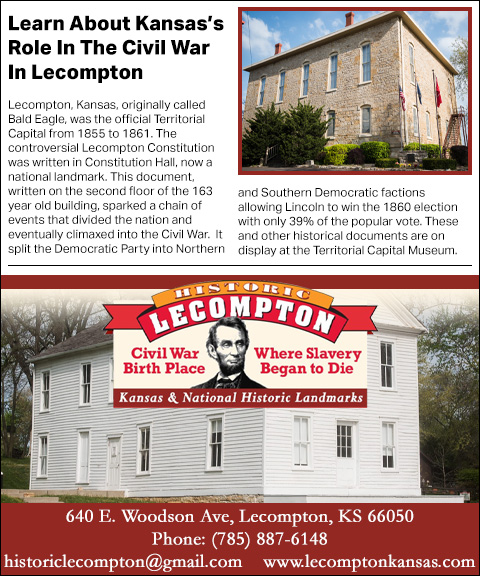 HISTORIC LECOMPTON, JOHNSON COUNTY, KS