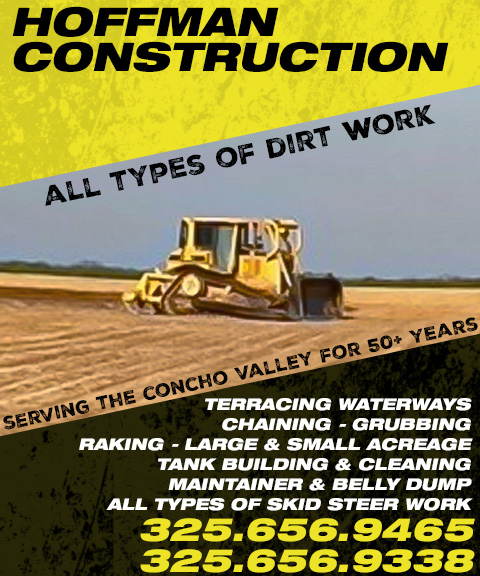 HOFFMAN CONSTRUCTION, Tom Green County, TX