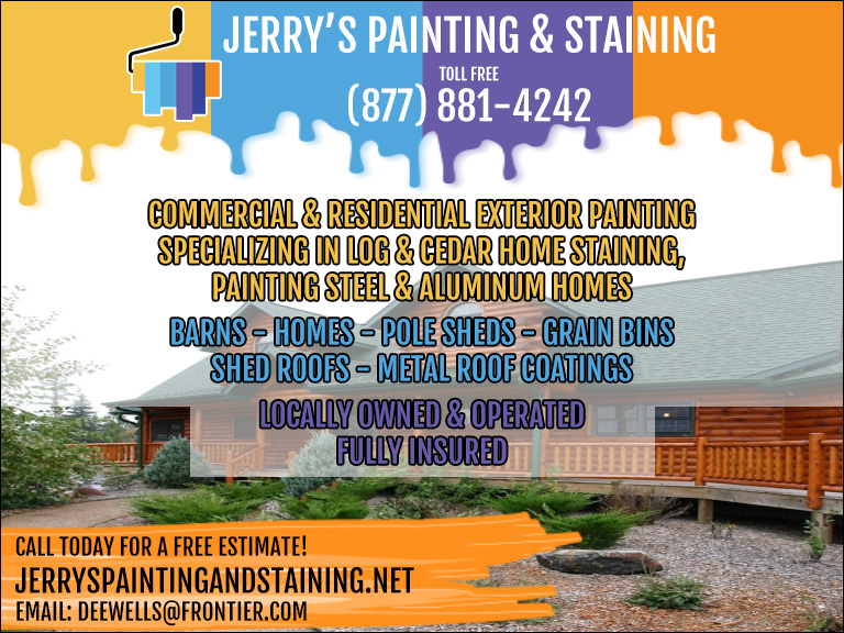 jerryspaintingandstaining JERRY’S PAINTING & STAINING, CLARK COUNTY, WI