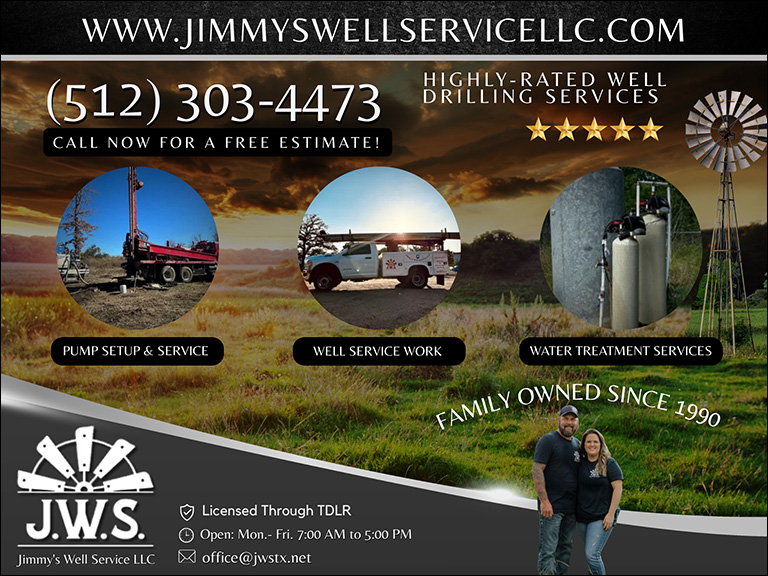 JIMMY’S WELL SERVICE, BASTROP COUNTY, TX
