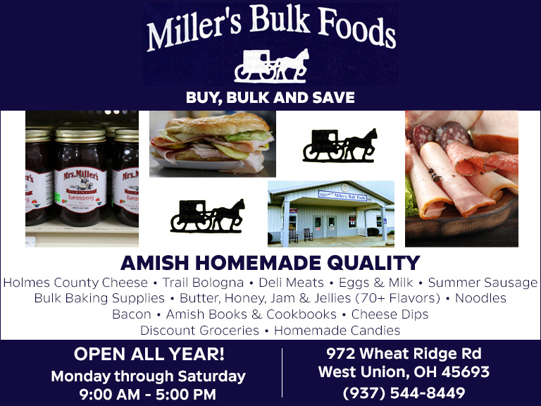 MILLERS BULK FOODS, ADAMS COUNTY, OH