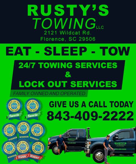 RUSTY’S TOWING, FLORENCE COUNTY, SC