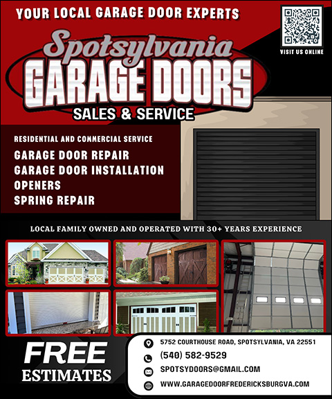 SPOTSYLVANIA GARAGE DOORS, LLC, Spotsylvania County, VA