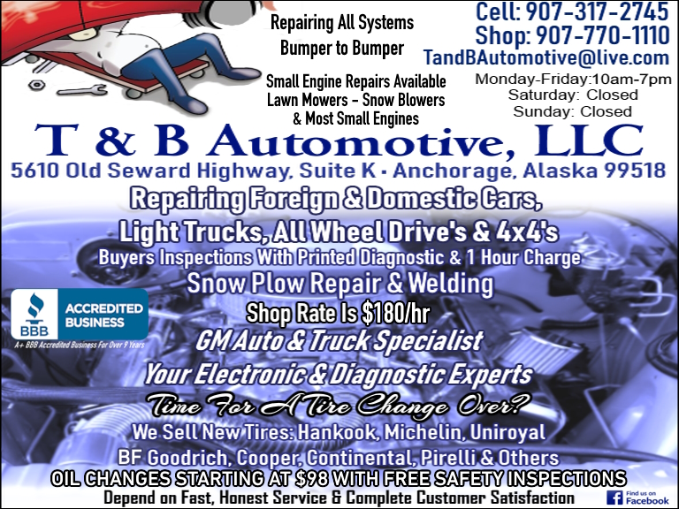 T & B AUTOMOTIVE, ANCHORAGE BOROUGH, AK