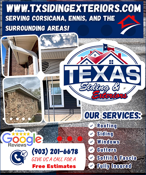 TEXAS SIDING & EXTERIORS, NAVARRO COUNTY, TX