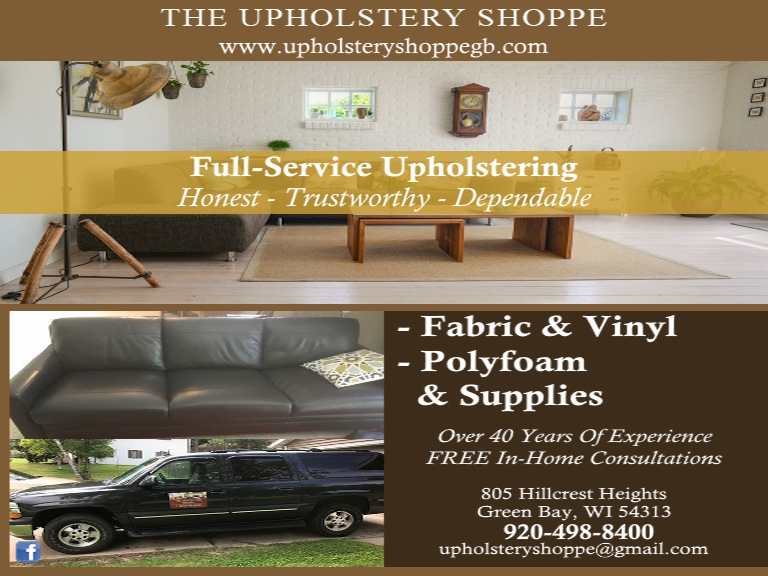 theupholsteryshoppe2 THE UPHOLSTERY SHOPPE, BROWN COUNTY, WI