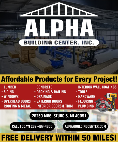 ALPHA BUILDING CENTER NOTTAWA, ST. JOSEPH COUNTY, MI