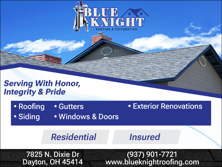 BLUE KNIGHT ROOFING & RESTORATION, MONTGOMERY COUNTY, OH