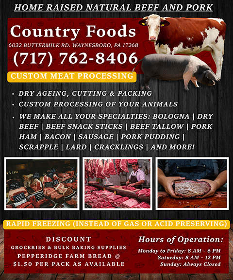 COUNTRY FOODS, FRANKLIN COUNTY, PA