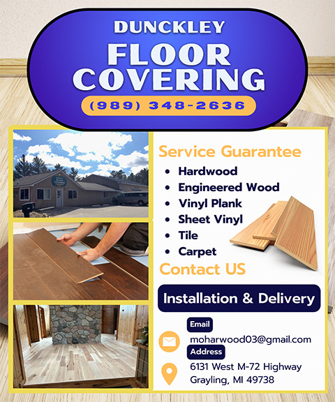 DUNCKLEY FLOOR COVERING, CRAWFORD COUNTY, MI