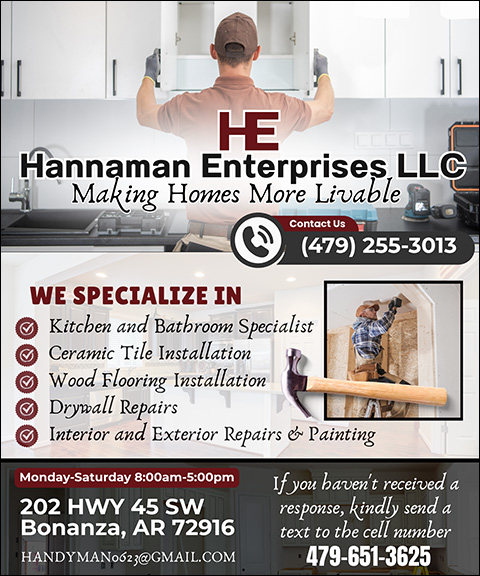 HANNAMAN ENTERPRISES, SEBASTIAN COUNTY, AR
