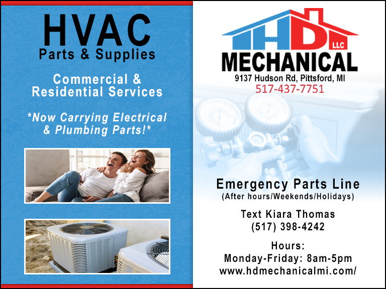 HD MECHANICAL, HILLSDALE COUNTY, MI