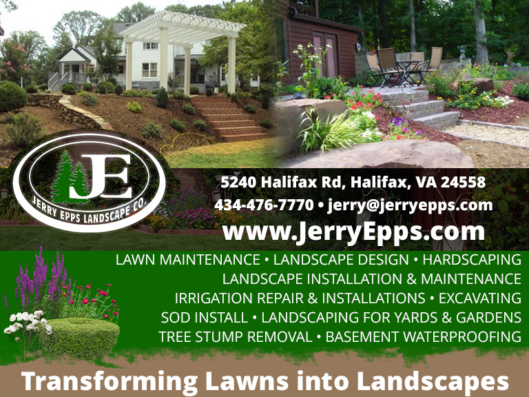 JERRY EPPS LANDSCAPE COMPANY, HALIFAX COUNTY, VA