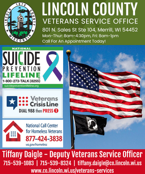 lincolncountyveteransservice LINCOLN COUNTY VETERANS SERVICE OFFICE, LINCOLN COUNTY, WI