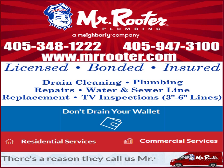 MR. ROOTER PLUMBING, CANADIAN COUNTY, OK