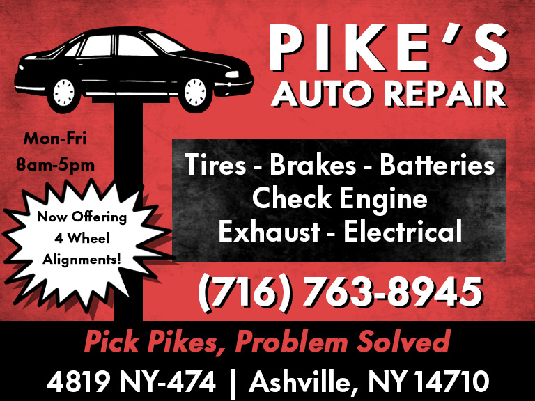 PIKES AUTO REPAIR, CHAUTAUQUA COUNTY, NY