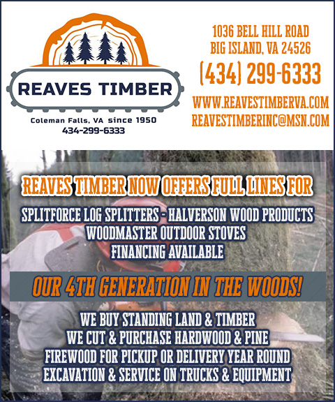 REAVES TIMBER OF VIRGINIA, BEDFORD COUNTY, VA