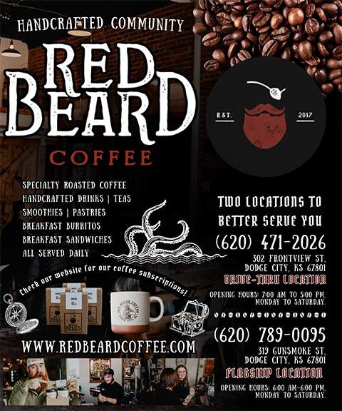 RED BEARD COFFEE, FORD COUNTY, KS