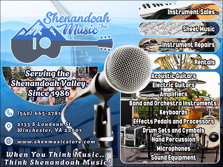 SHENANDOAH MUSIC, SHENANDOAH COUNTY, VA