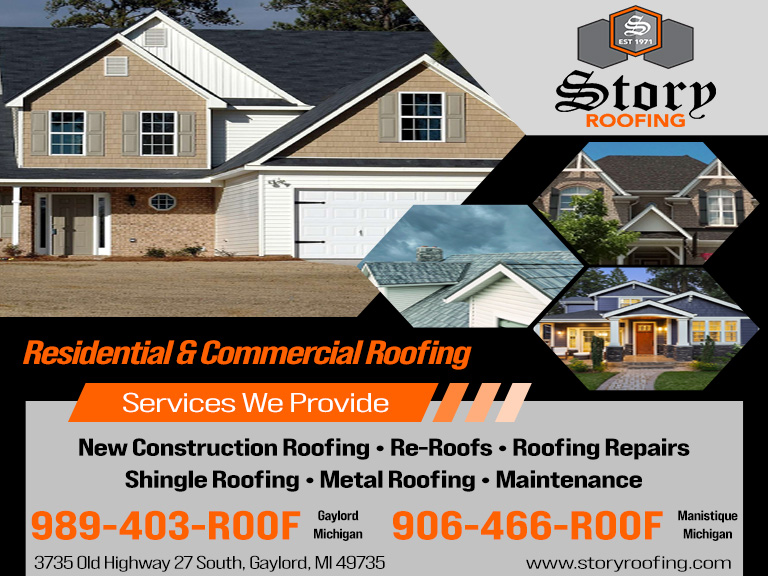 STORY ROOFING COMPANY, OTSEGO COUNTY, MI
