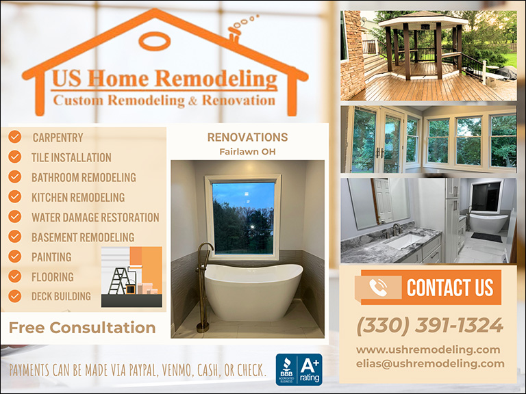 US HOME REMODELING, SUMMIT COUNTY, OH