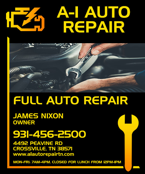 A-1 AUTO REPAIR, CUMBERLAND COUNTY, TN