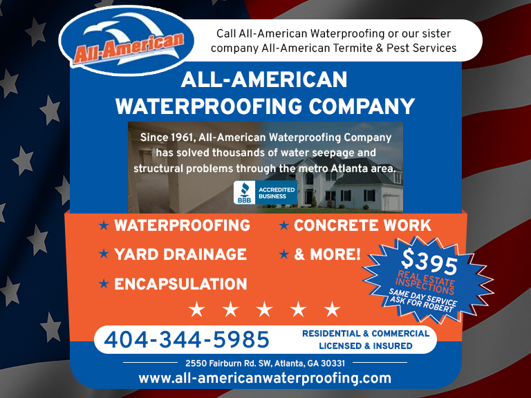 ALL-AMERICAN WATERPROOFING, COBB COUNTY, GA
