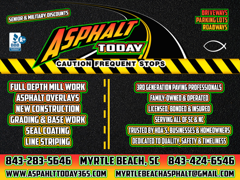 ASPHALT TODAY, HORRY COUNTY, SC