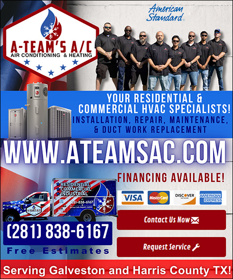 A-TEAM A/C & HEATING, GALVESTON COUNTY, TX