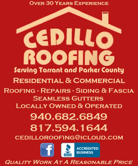 CEDILLO ROOFING, PARKER COUNTY, TX
