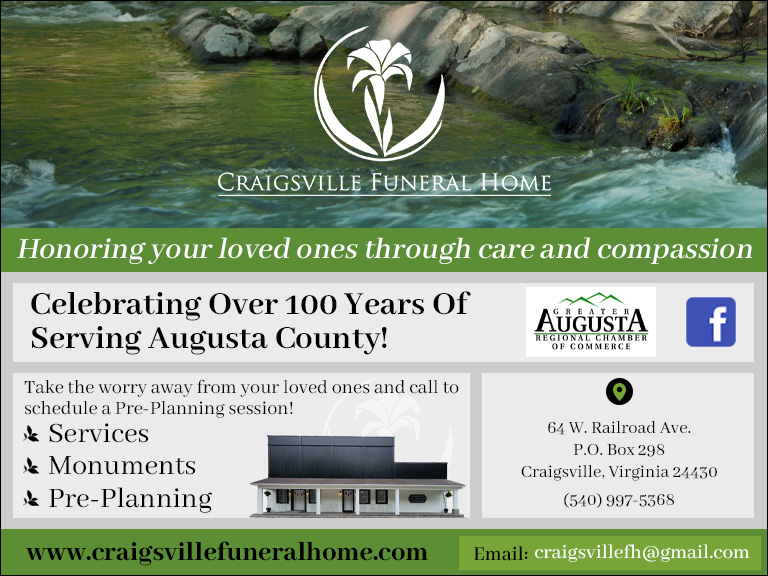 CRAIGSVILLE FUNERAL HOME, AUGUSTA COUNTY, VA