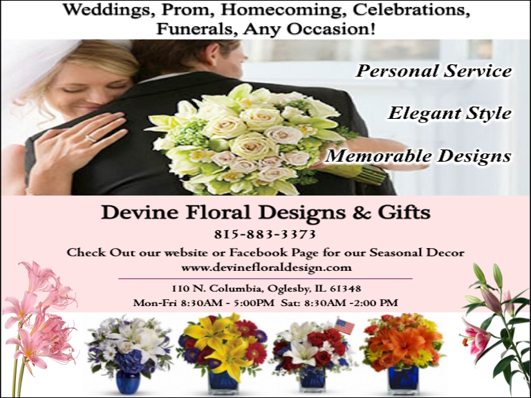 DE VINE FLORAL DESIGNS & GIFTS, LASALLE COUNTY, IL