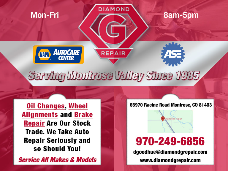 DIAMOND G REPAIR, MONTROSE COUNTY, CO