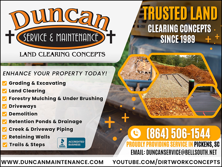 DUNCAN SERVICE & MAINTENANCE, PICKENS COUNTY, SC