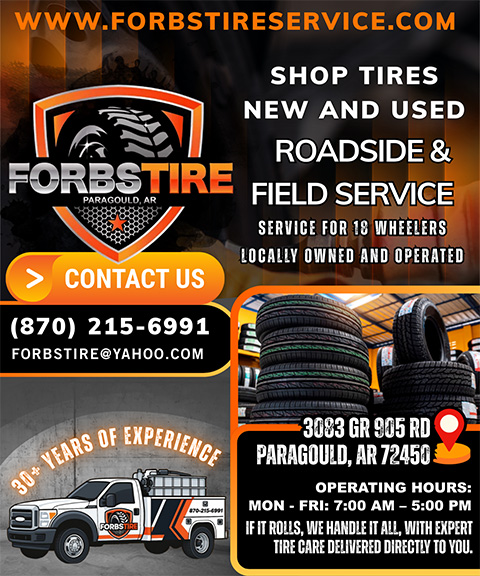 FORBS TIRE, GREENE COUNTY, AR