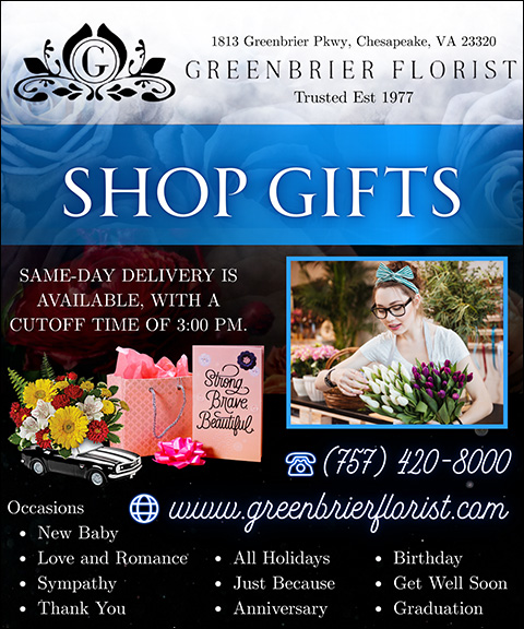 GREENBRIER FLORIST, NORFOLK COUNTY, VA
