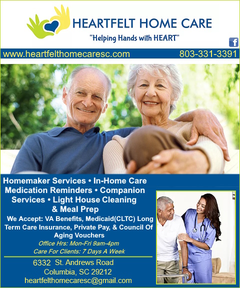HEART FELT HOME CARE, LEXINGTON COUNTY, SC