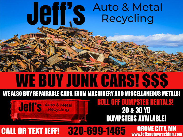 jeffsautoandmetalrecycling2 JEFF’S AUTO & METAL RECYCLING, MEEKER COUNTY, MN