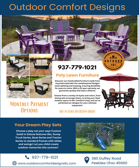 OUTDOOR COMFORT DESIGNS, ADAMS COUNTY, OH