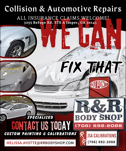 R & R BODY SHOP, PICKENS COUNTY, GA