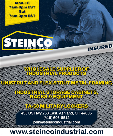 STEINCO INDUSTRIAL SOLUTIONS INC, ASHLAND COUNTY, OH