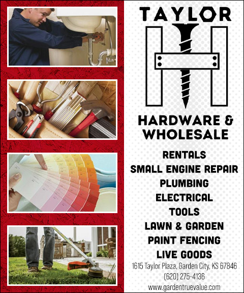 TAYLOR HARDWARE & WHOLESALE, FINNEY COUNTY, KS
