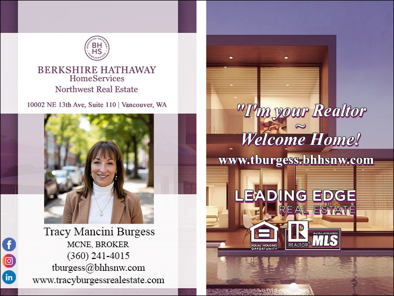 TRACY MANCINI BURGESS BERKSHIRE HATHAWAY HOME SERVICES NW REAL ESTATE, CLARK COUNTY, WI