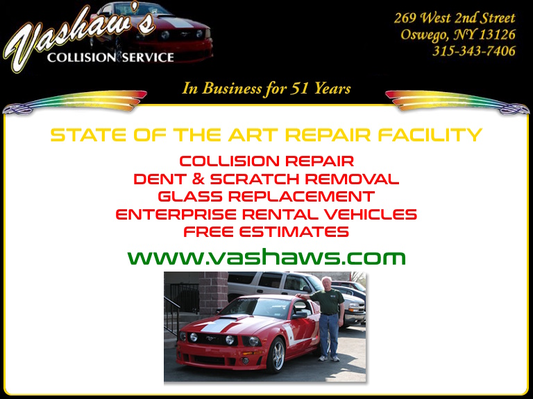 VASHAW’S COLLISION SERVICE, OSWEGO COUNTY, NY