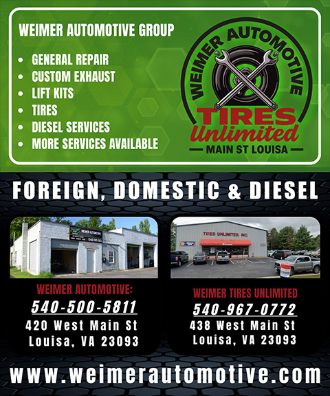 WEIMER AUTOMOTIVE, LOUISA COUNTY, VA